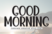 Good Morning | Script Font, a Script Font by Scratchones (Thumbnail 1 of 8)