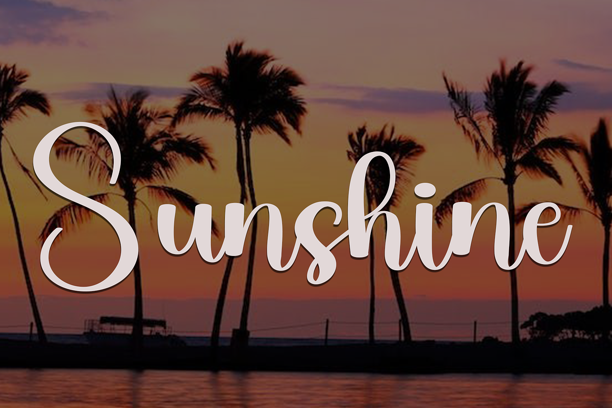 Bright Sunlight, a Handwritten Font by InermediaSTUDIO (Photo 3 of 8)