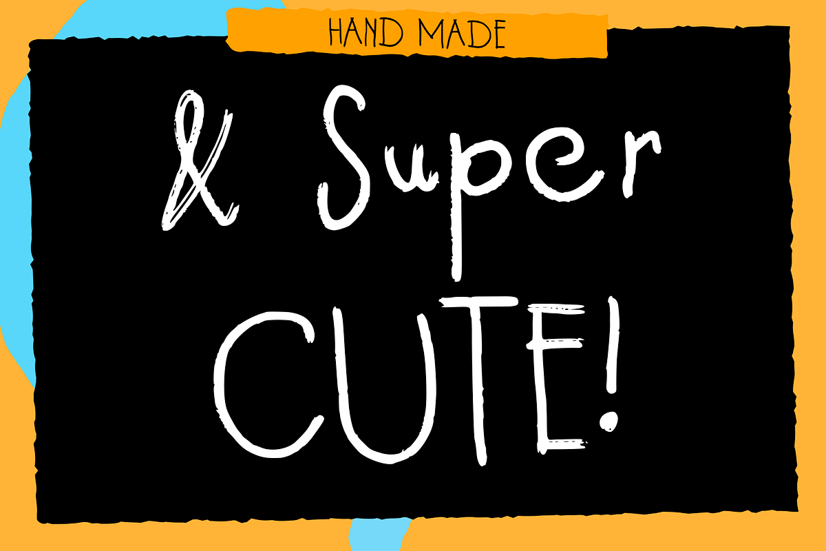 Baby Marmalade Handmade Font, a Handwritten Font by Maker Fonts (Photo 2 of 13)