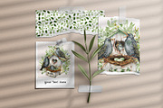 Starling family, spring bird, plants, an Animal Illustration by Artmanata (Thumbnail 9 of 16)