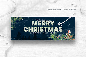 Merry Christmas Facebook Cover