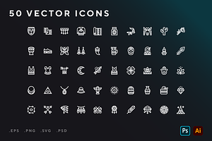 Boho icons, an Outline Icon by Wencory