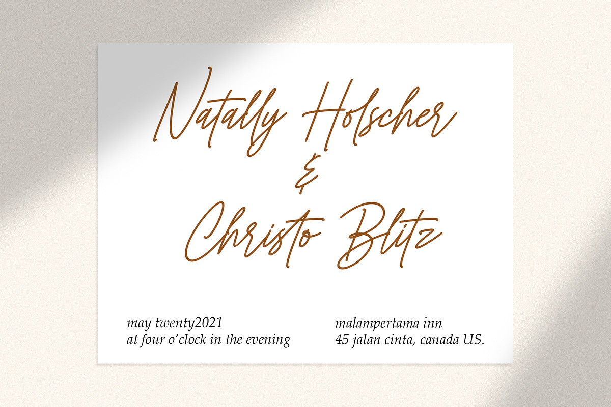 Shallery - Casual Handwritten, a Script Font by MJB Letters (Photo 7 of 16)