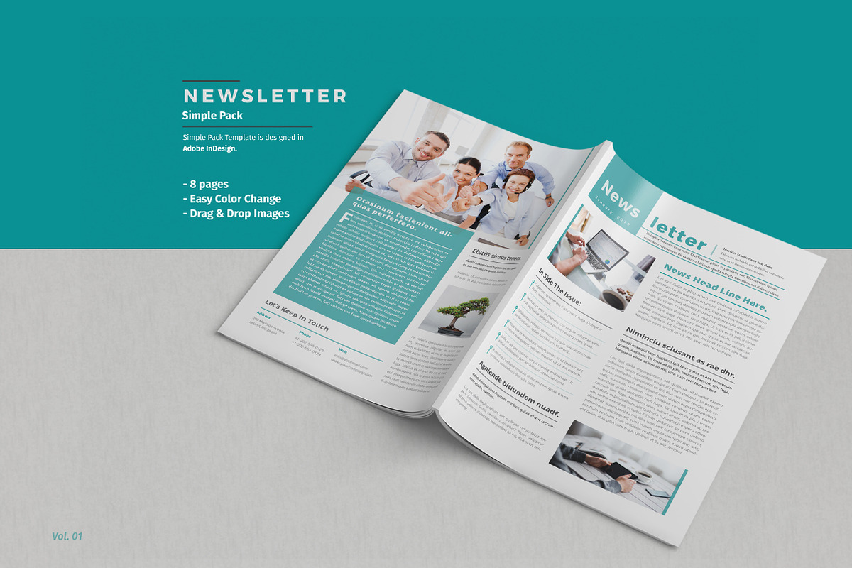 Newsletter, a Brochure Template by ThemeDevisers (Photo 5 of 5)