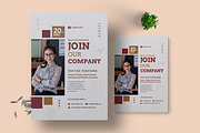 Gradient Hiring Flyer Template, a Flyer Template by MightyDesign (Thumbnail 1 of 7)