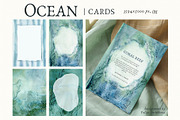 Ocean watercolor textures background, a Texture Graphic by Yuliya Derbisheva (Thumbnail 9 of 12)