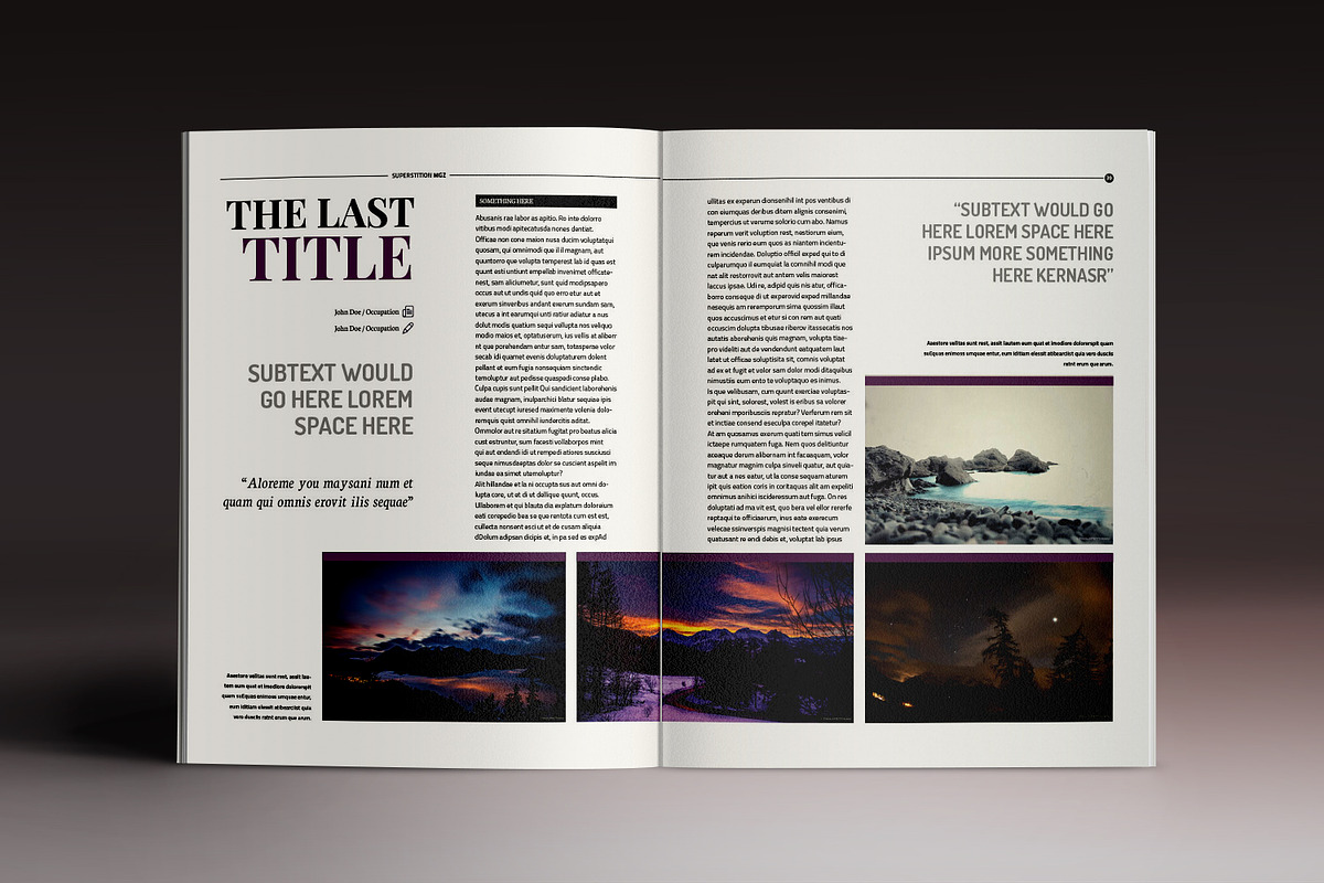 The Sober Magazine, a Magazine Template by Luuqas Design (Photo 14 of 15)
