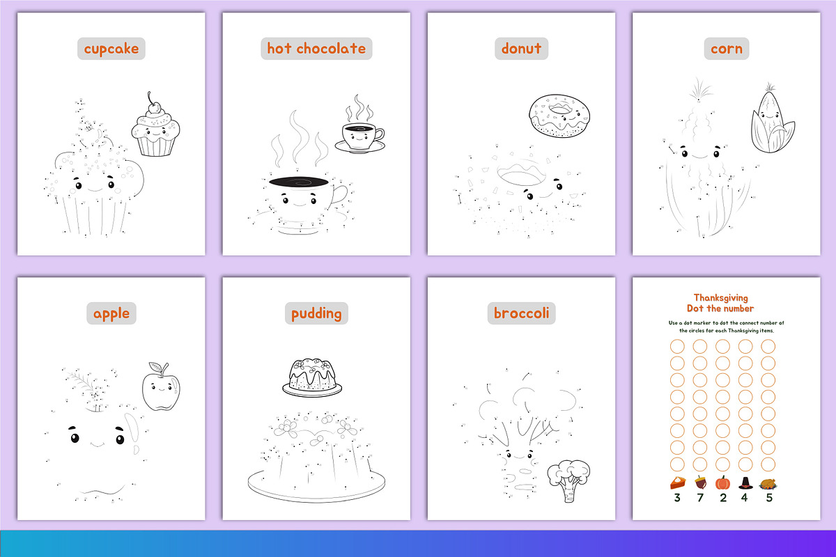 Dot-to-Dot Connecting Activity Book