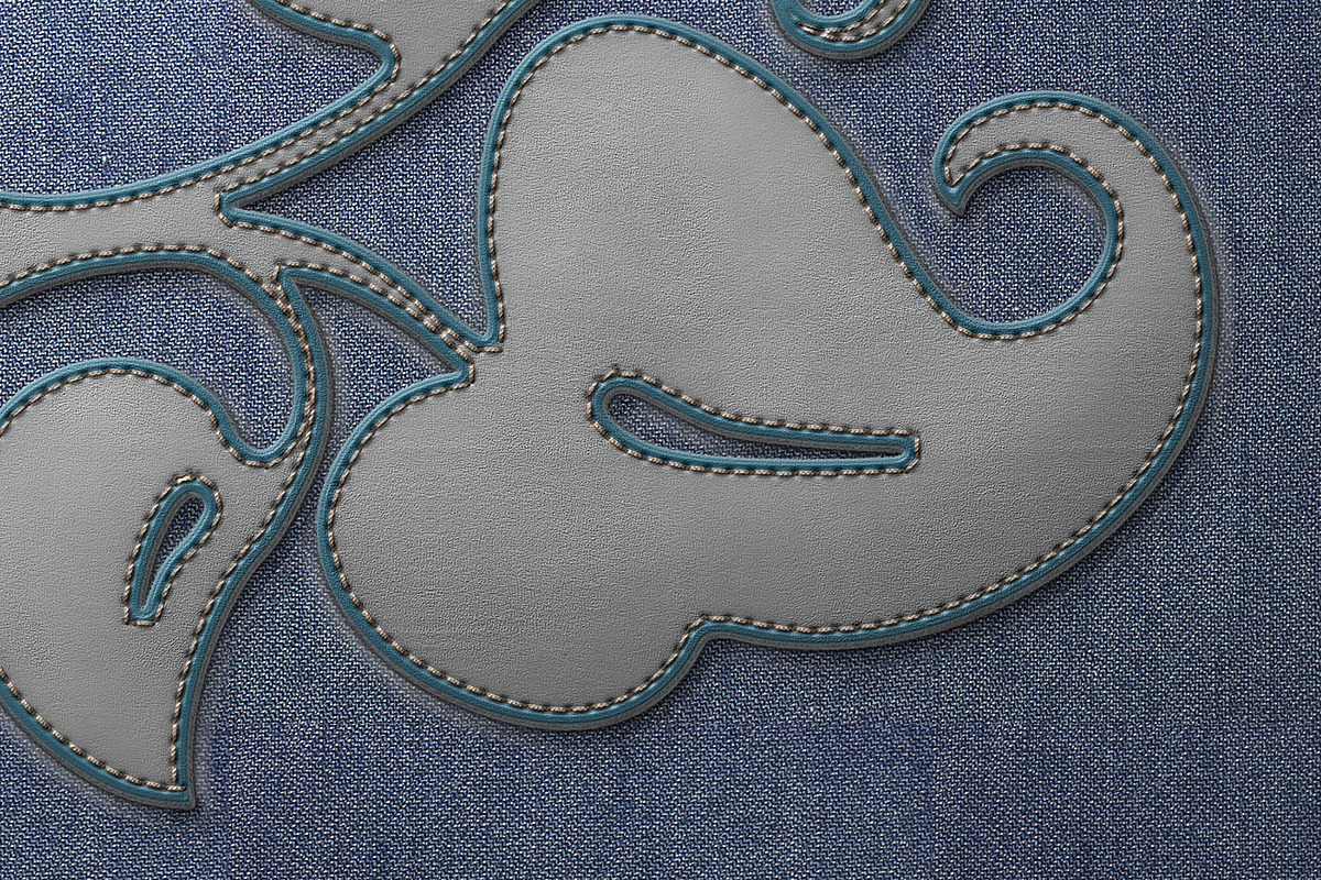 Leather Badge Photoshop Actions, an Action Add-On by Blacknull (Photo 11 of 12)