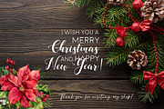 Delicate Christmas Watercolor bundle, a Seasonal Illustration by Yuliya Derbisheva (Thumbnail 14 of 14)
