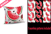 Watermelon Splash, a Texture Illustration by Maria Zebroff (Thumbnail 3 of 3)