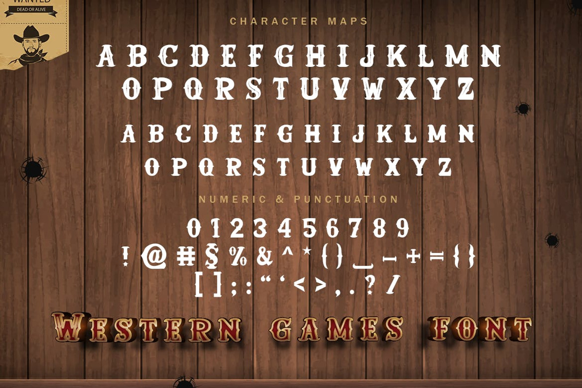 Van Dyke - Western Font, a Serif Font by TokoPress (Photo 9 of 10)
