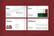 ORLI | Brand Guideline Template, a Presentation Template by Graphpexel (Thumbnail 8 of 9)