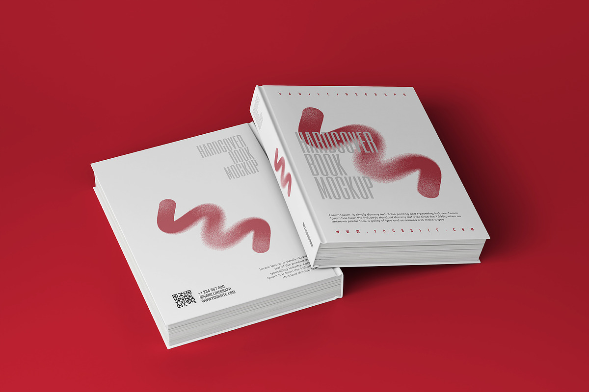 Hardcover Book Mockup, a Books & Magazine Mockup by VanillineGraph (Photo 5 of 5)