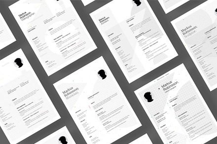 Minimal Creative Resume Pack by Srg