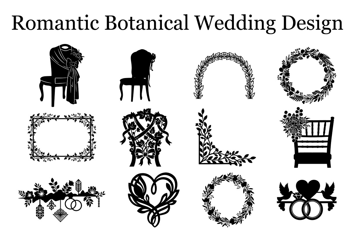 Nature Wedding Decorative Element, a Graphic by Gfx_Store (Photo 1 of 13)