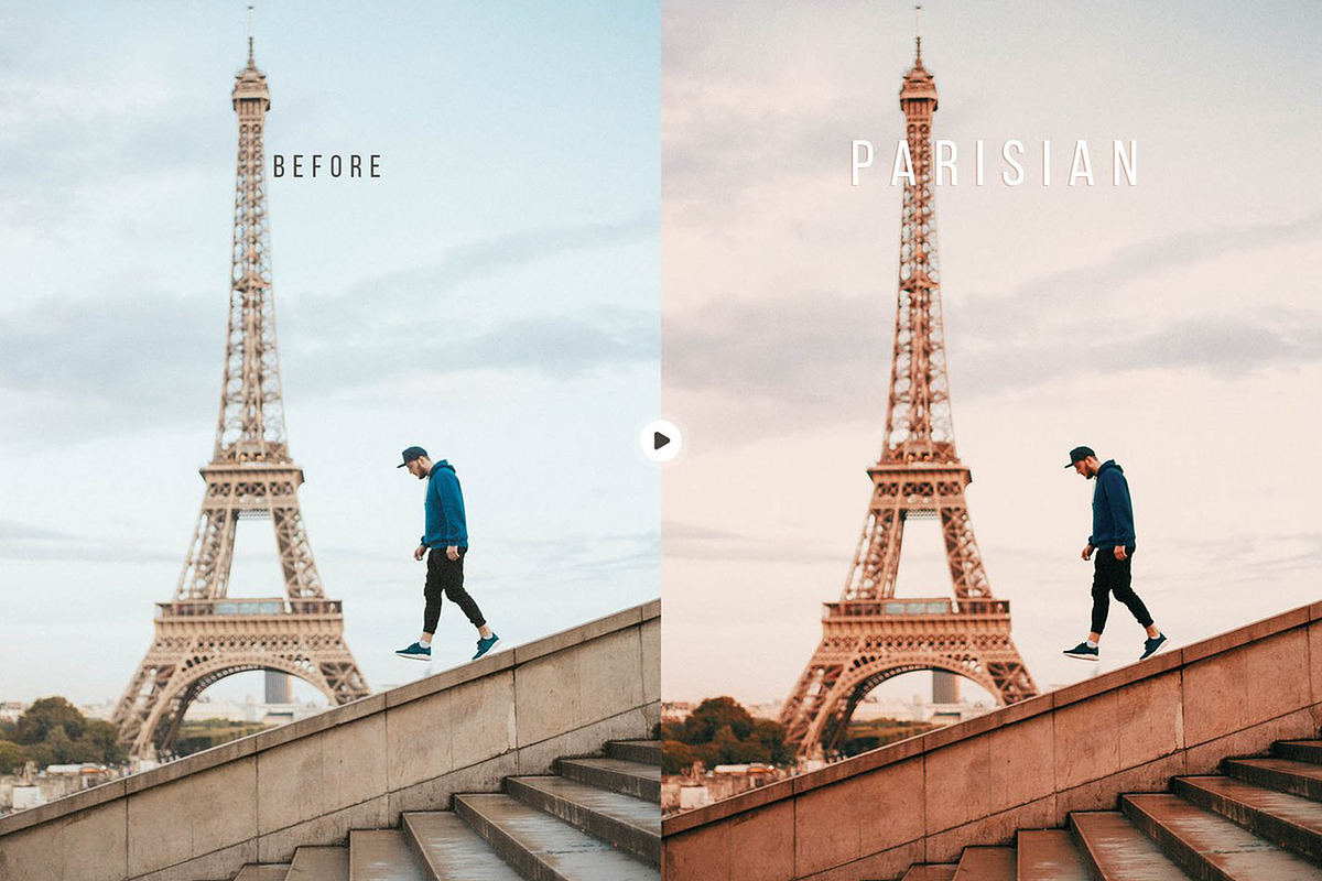 Parisian City Portrait Action & LUTs, an Action Add-On by skybluecreative (Photo 3 of 7)