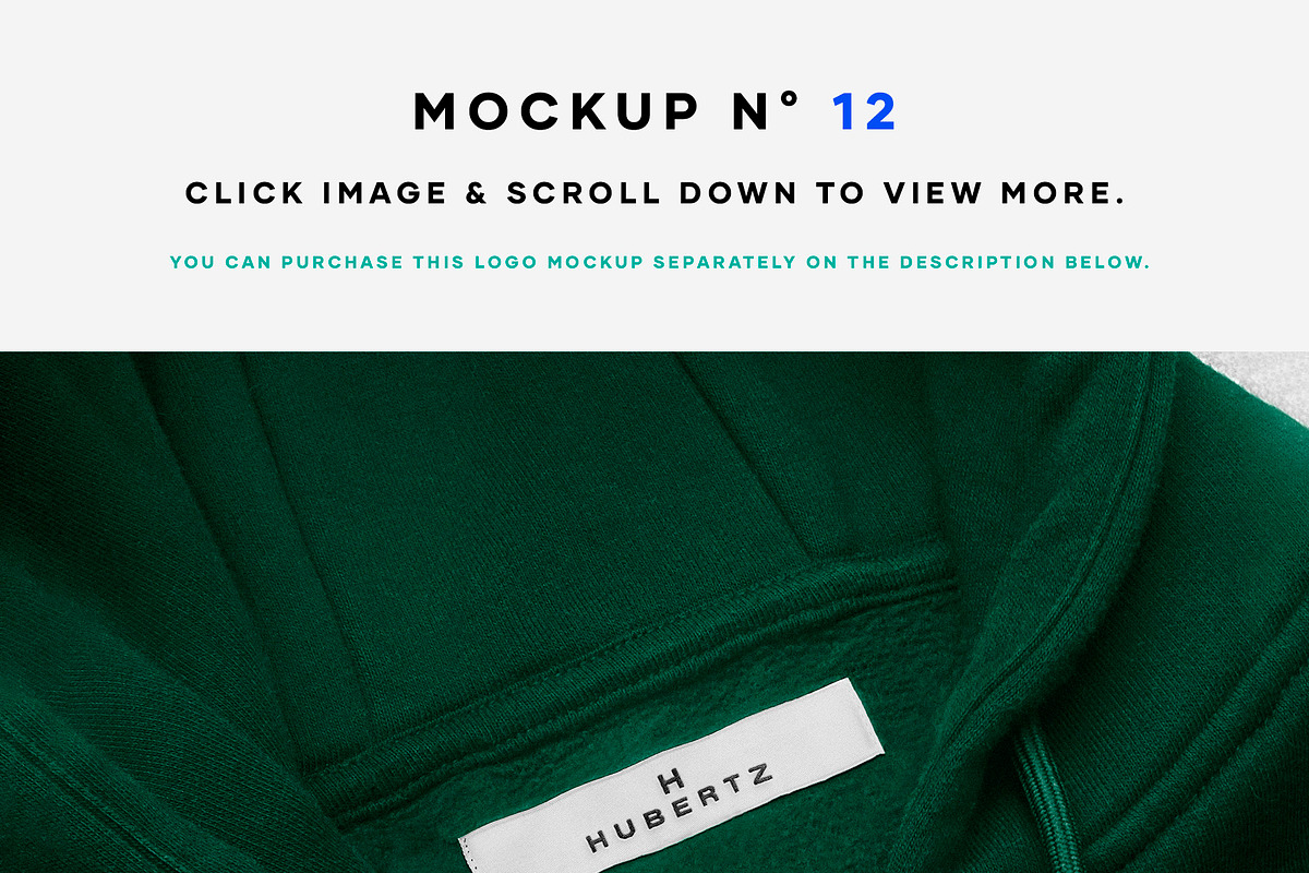 25 Apparel Tag & Labels Logo Mockups, a Hoody Mockup by Asylab (Photo 17 of 30)