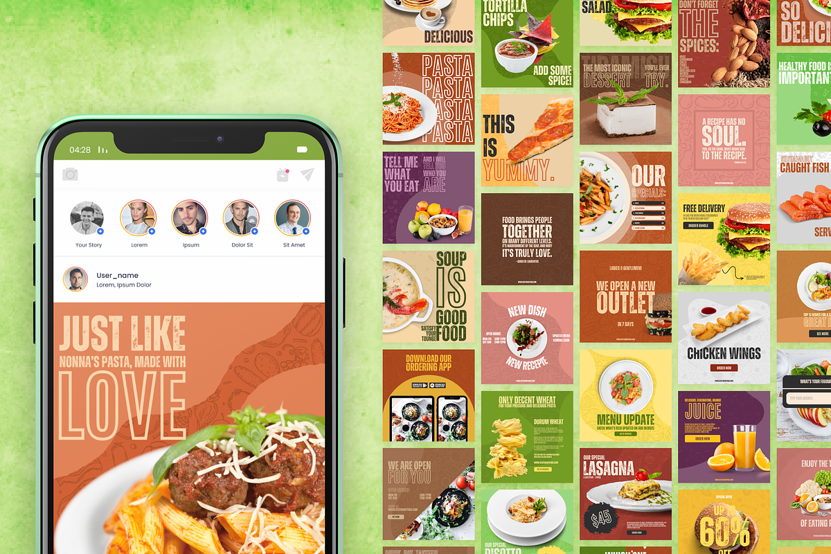 900 Canva Instagram Template Bundle, a Social Media Template by ...