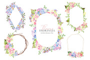 Watercolor flower - Hydrangea, an Illustration by Beigetime (Thumbnail 5 of 9)