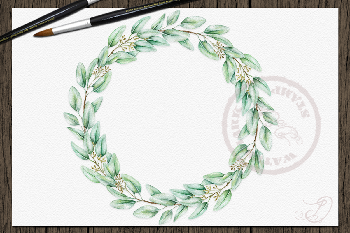 Seeded Eucalyptus Illustration, a Decorative Illustration by DioFlow (Photo 5 of 6)