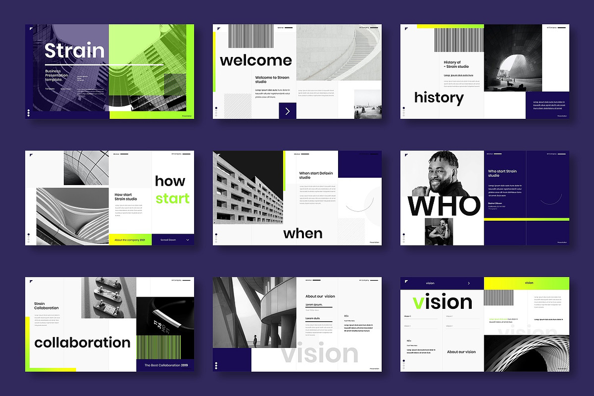 Strain - Business Google Slide Templ, a Presentation Template by Dens Creative Studio (Photo 2 of 6)