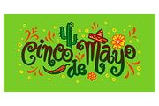 Cinco de mayo Poster, a Background Graphic by Arthur Balitskiy (Thumbnail 7 of 7)