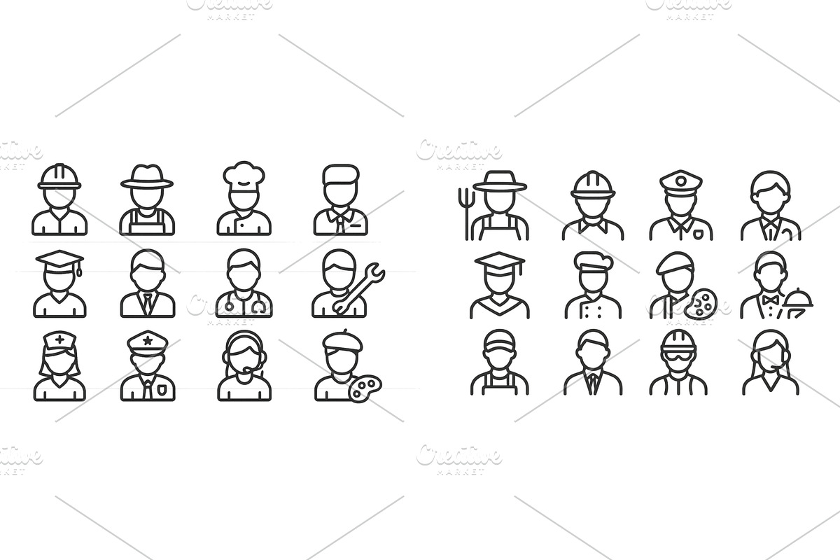 Collection of web icons representing, a Technology Illustration by ZinetroN
