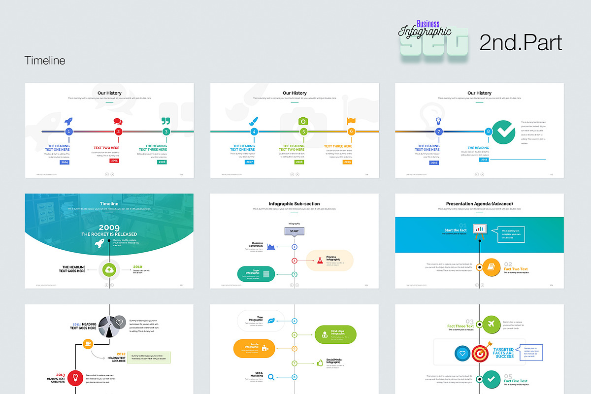 Infographics | Save 95% | Bundle, a Presentation Template by GoldenPixelStudio (Photo 13 of 17)