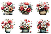 Spring Flower Basket Clipart, an Illustration by Sublimation Artist (Thumbnail 6 of 7)