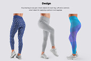 8 Mockups Women Leggins, a Bottom Mockup by Grow Design Craft Studio (Thumbnail 5 of 6)