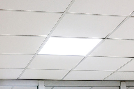 Modern design white office ceiling with led lighting, an Architecture Photo by Antonio Gravante Market