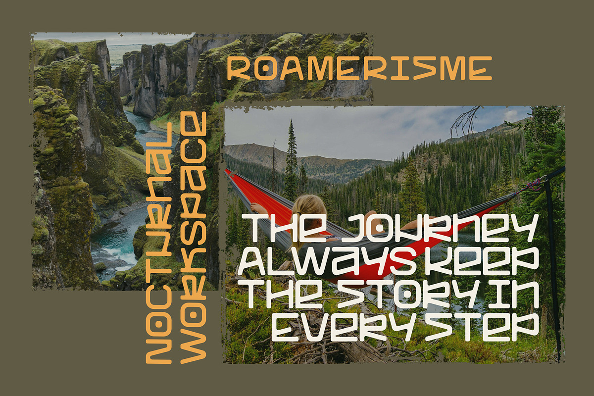 The Roamer Isme Font, a Sans Serif Font by Nocturnal Workspace (Photo 5 of 6)