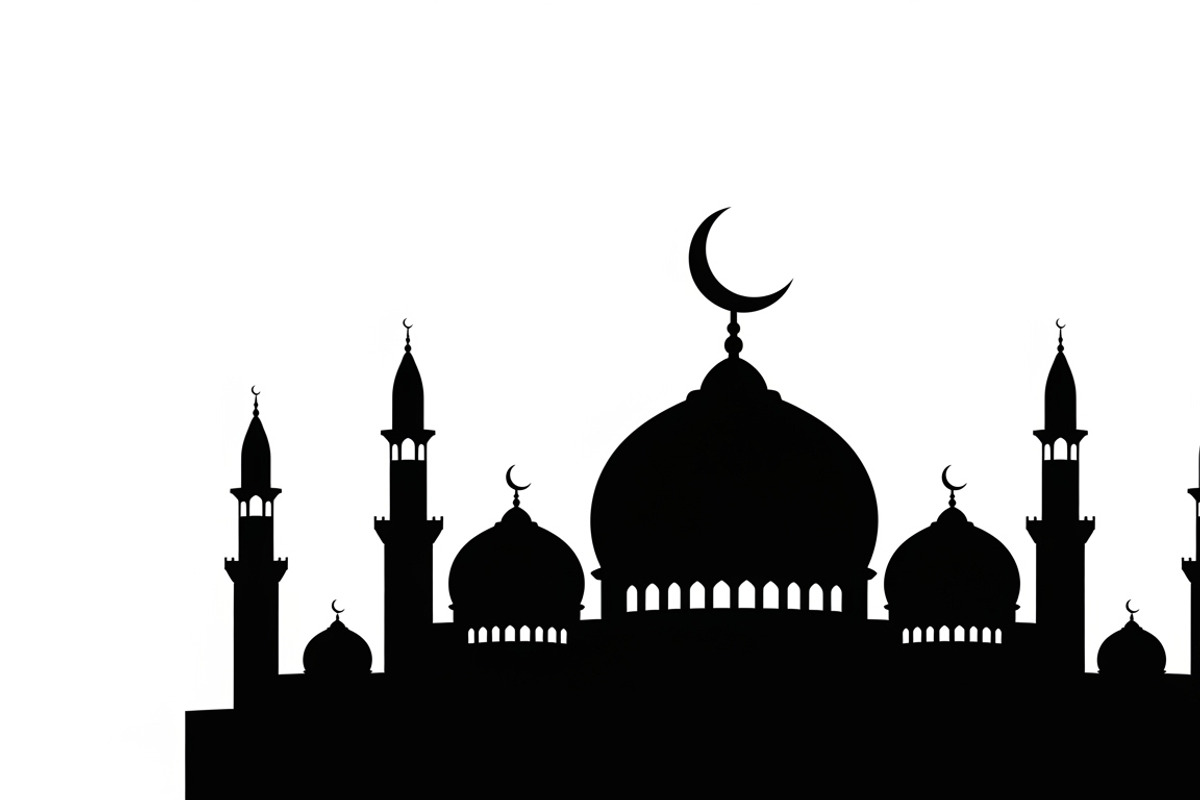 Beautiful Ramadan mosque silhouette, an Illustration by Amazin_art (Photo 28 of 31)