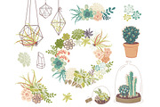 Wedding Succulents Floral clipart, an Illustration by GraphicMarket (Thumbnail 1 of 3)
