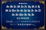 Tattos Wishe - Classic Blackletter, a Blackletter Font by Dhabee (Thumbnail 2 of 18)