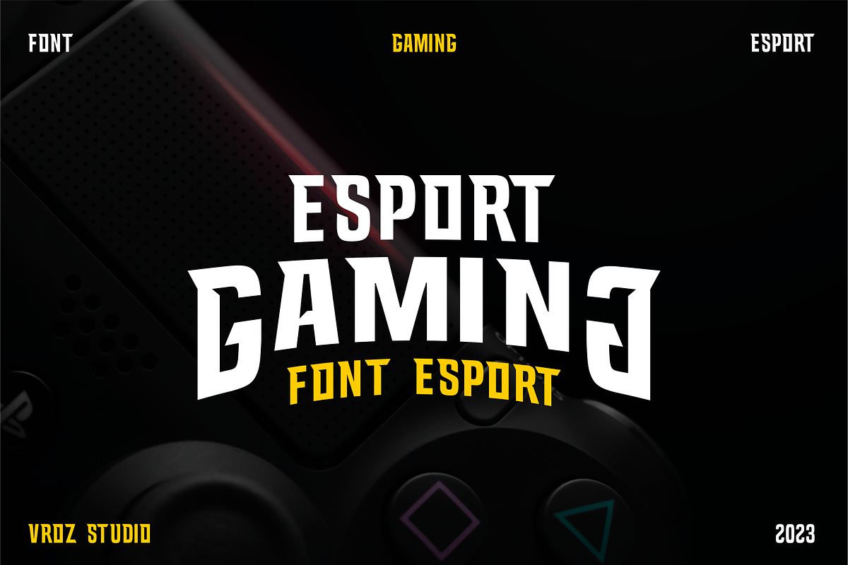 INGAME - A Sporty Font, a Font by Vroz Studio (Photo 6 of 9)