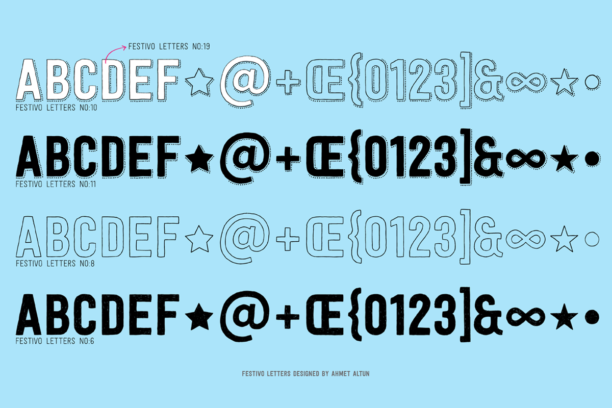 Festivo Letters preview 4