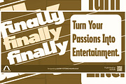 Aukim II Expanded, a Sans Serif Font by Aukimvisuel (Thumbnail 9 of 15)
