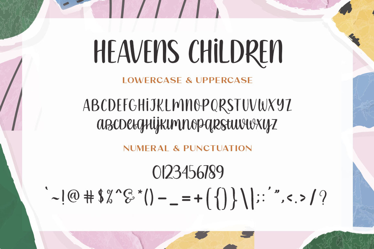 Heavens Children Font duo, a Script Font by Zane Studio (Photo 6 of 8)