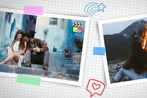 Scrapbook Tape Transitions Final Cut, a Templates & Theme by iamkoltunov