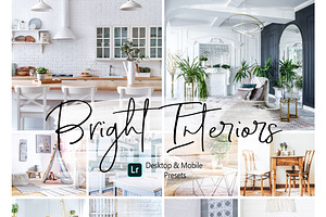 10 Bright Interior Lightroom Presets