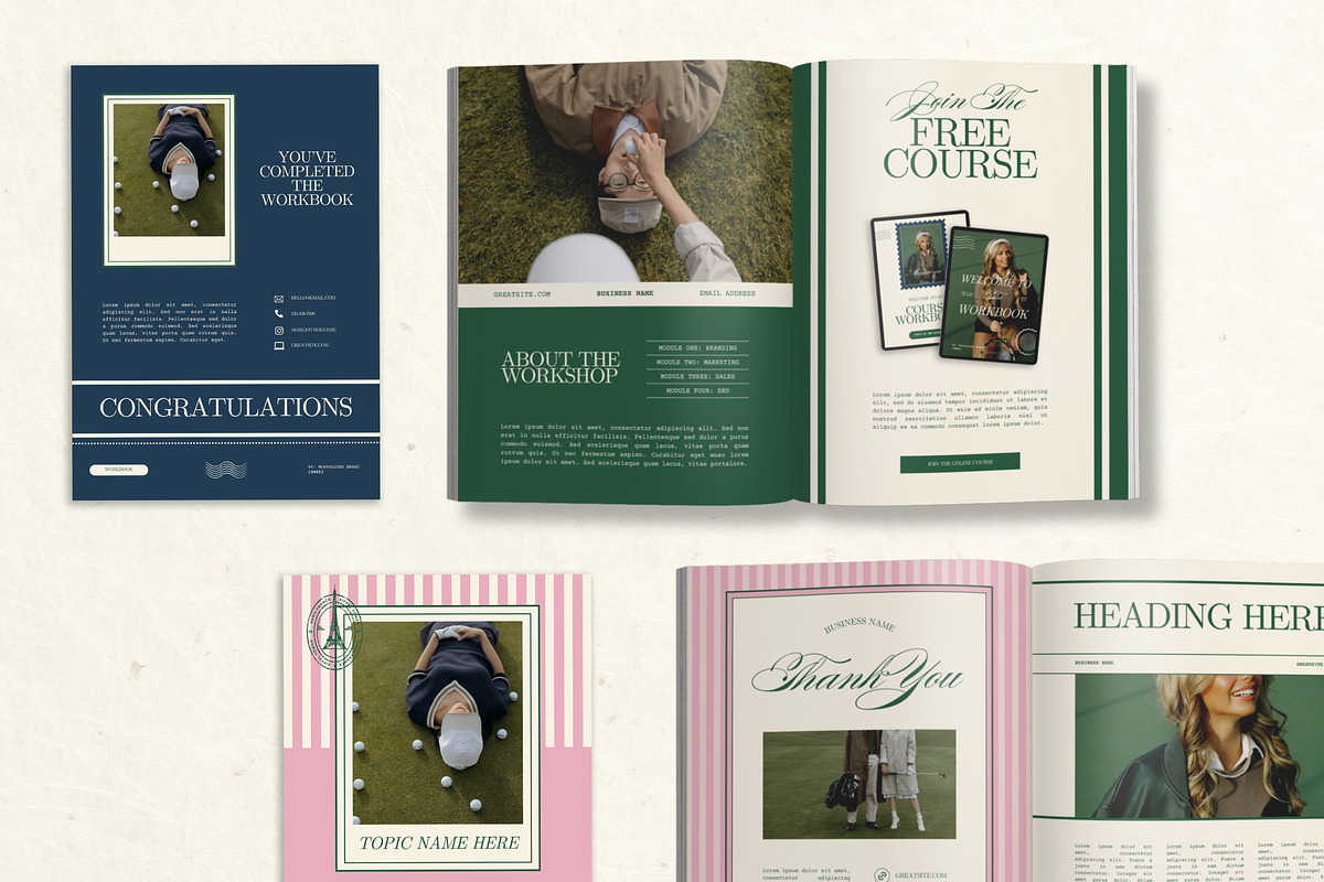 Canva Workbook Template for Coaches, a Magazine Template by Branding Babe Co. (Photo 9 of 10)