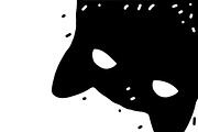 Cat svg, Funny Cats Vector Cut Files, an Animal Illustration by Watercolor_Vector Graphic (Thumbnail 12 of 25)