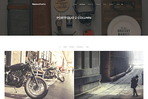 Neoesthetic - Creative Onepage