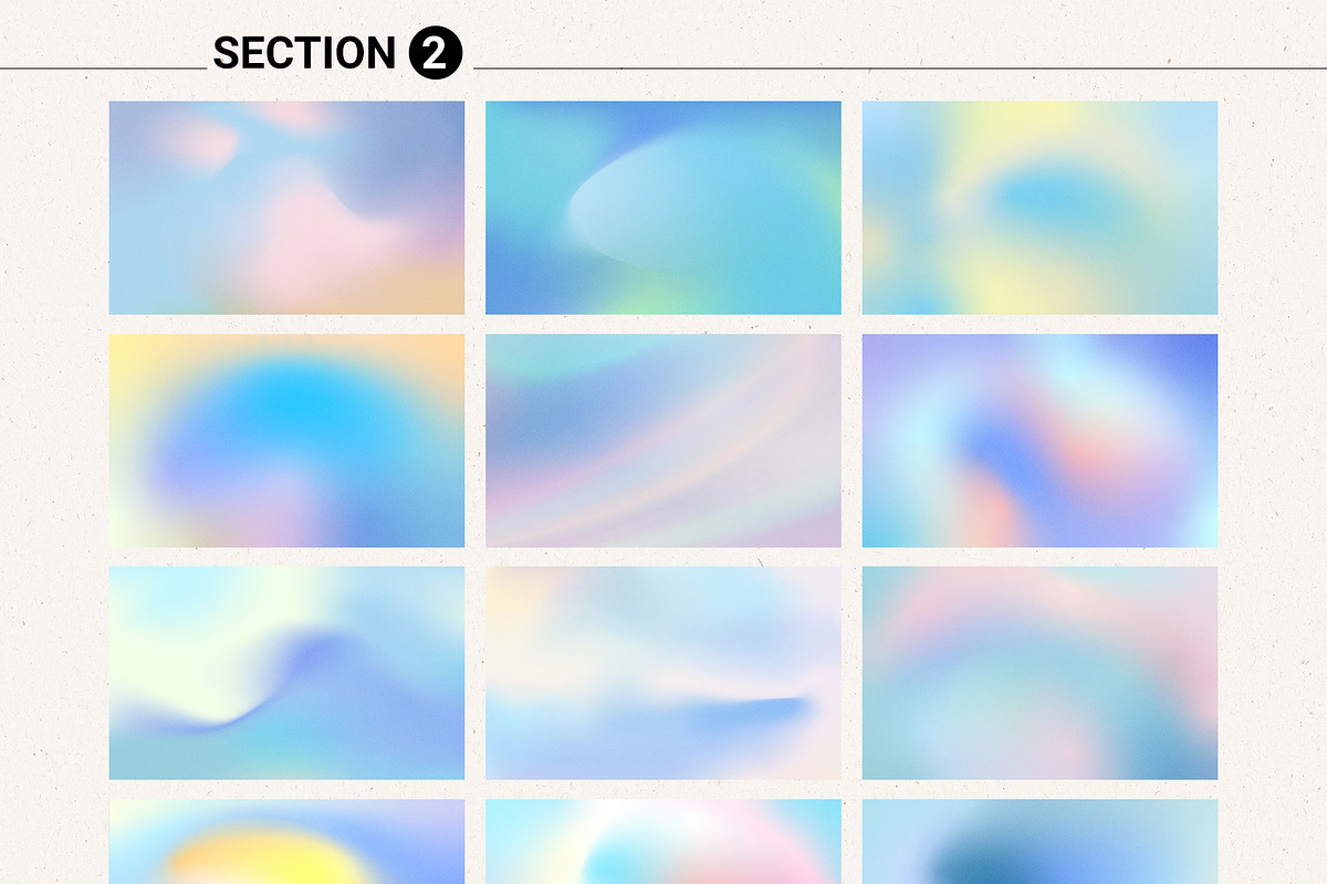 Gradients Abstract Texture Shapes, a Texture Graphic by Veris Studio (Photo 5 of 50)