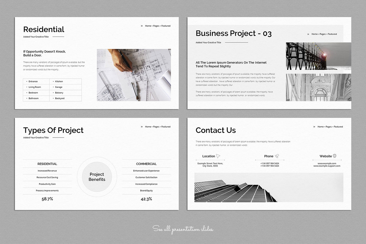 Architecture Portfolio Presentation, a Presentation Template by TemplatesForest (Photo 7 of 8)