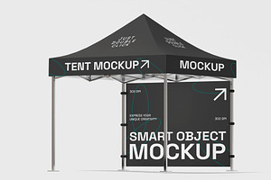 Tent Mockup, an Advertising Mockup by renderstockmarket