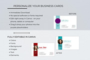 Business Card Canva Template, a Business Card Template by B2 Studio (Thumbnail 7 of 11)
