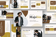 Majobin Creative CV Resume GSL, a Presentation Template by kerismaker (Thumbnail 1 of 10)